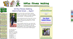 Desktop Screenshot of 50plus-fitness-walking.com